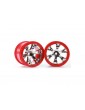 Traxxas Wheels 2.2", Geode chrome-red (2)