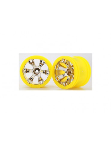 Traxxas Wheels 2.2", Geode chrome-yellow (2)