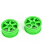 Traxxas Wheels 1.9", Volk Racing TE37 (green) (2)