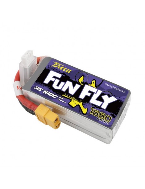 Akumuliatorius Tattu Funfly 1550mAh 11,1V 100C 3S1P