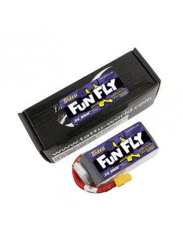 Akumuliatorius Tattu Funfly 1550mAh 11,1V 100C 3S1P