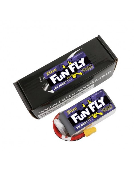 Akumuliatorius Tattu Funfly 1550mAh 11,1V 100C 3S1P