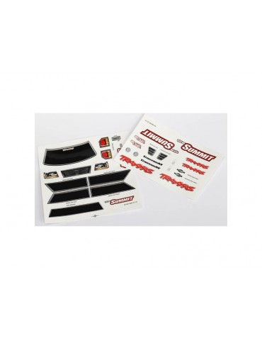 Traxxas Decal sheets, 1/16 Summit