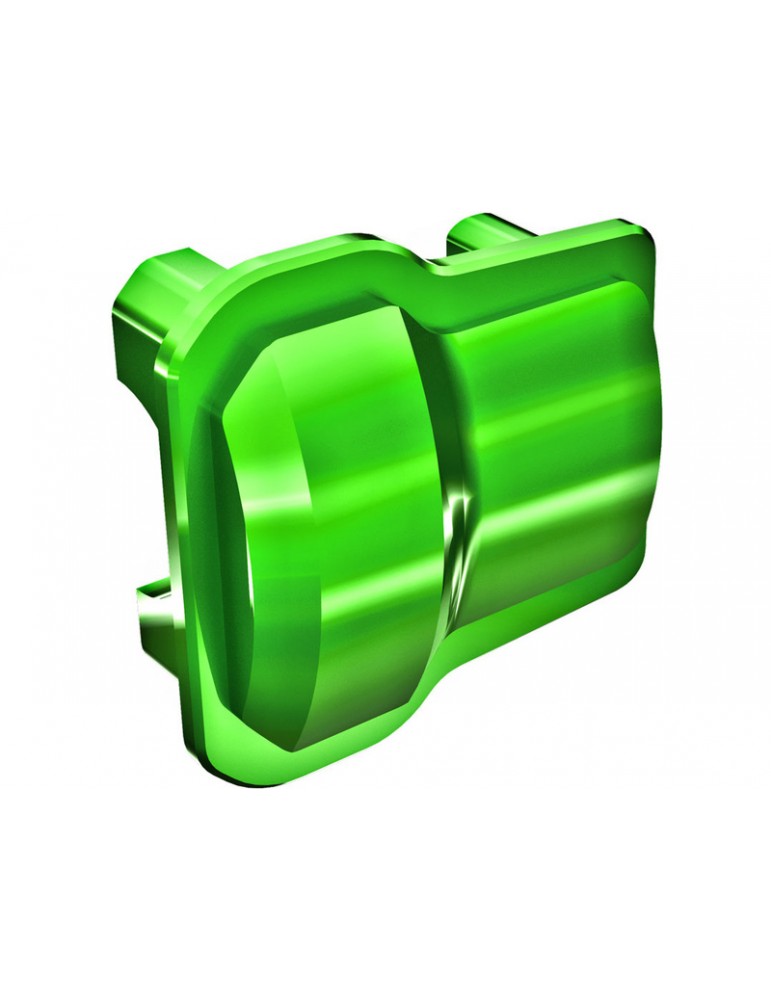 Traxxas Axle cover, 6061-T6 aluminum (green-anodized) (2)