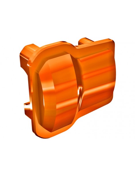 Traxxas Axle cover, 6061-T6 aluminum (orange-anodized) (2)
