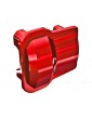 Traxxas Axle cover, 6061-T6 aluminum (red-anodized) (2)