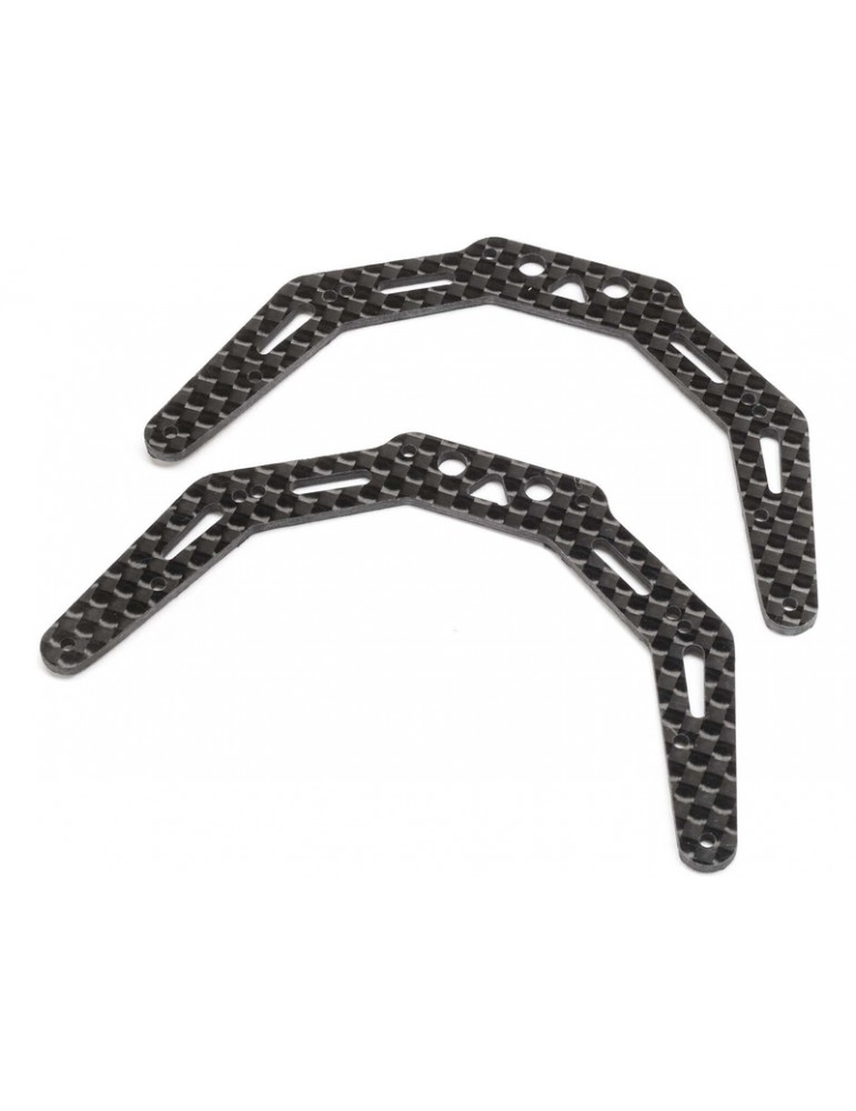 Axial Chassis Sides, Crbn Fbr (2):AX24