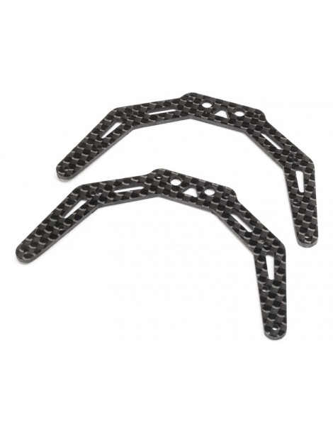 Axial Chassis Sides, Crbn Fbr (2):AX24