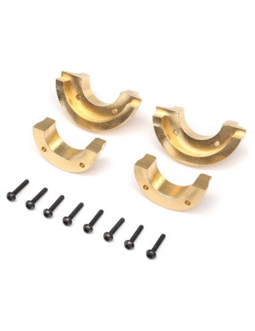 Axial Knuckle Weights, Brass 5.2g/9.2g (4): SCX24, AX24