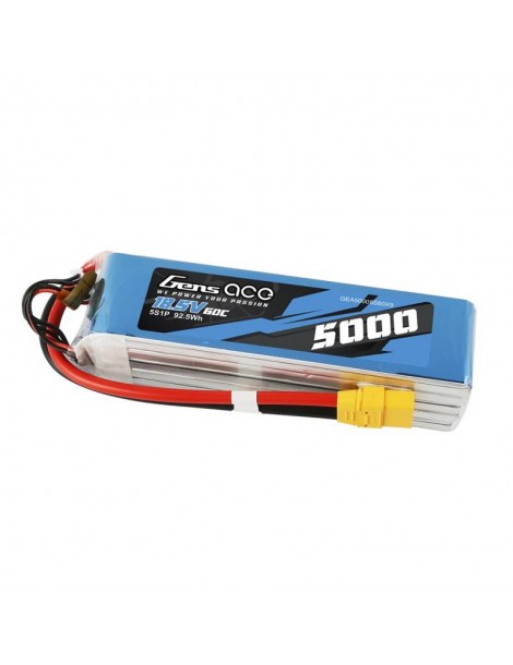 Akumuliatorius LiPo Gens Ace Bashing 5000mAh 18.5V 60C 5S1P - XT90