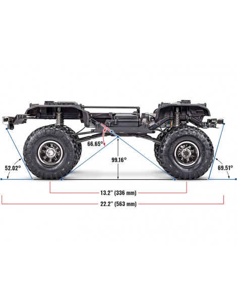 Traxxas TRX-4 Chevrolet K10 1979 TQi 1:10 RTR blue