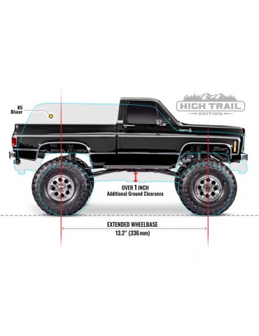 Traxxas TRX-4 Chevrolet K10 1979 TQi 1:10 RTR silver