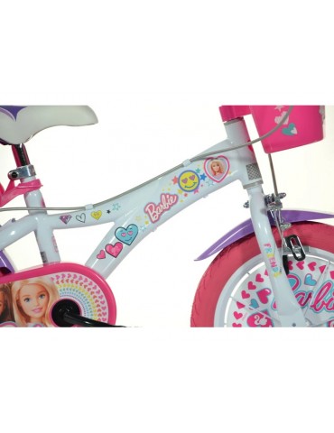 DINO Bikes - vaikiškas dviratis 14" Barbie