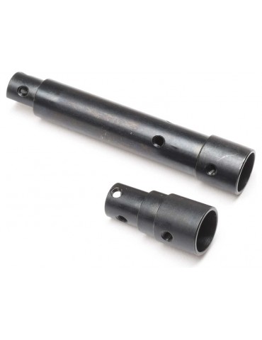 Axial Axle Tube Set, Front, Steel: PRO
