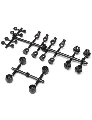 Axial Molded Shock Parts Set: PRO