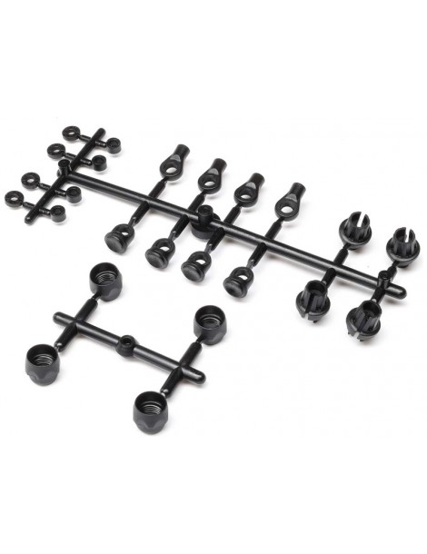Axial Molded Shock Parts Set: PRO