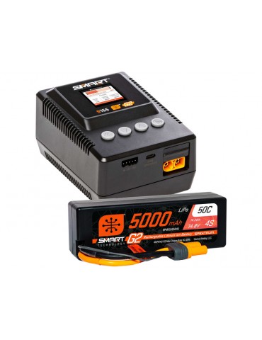 Spektrum Smart Powerstage LiPo 14.8V 5000mAh, Charger S155