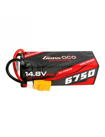 Akumuliatorius Gens Ace 6750mAh 14.8V 60C 4S1P Hard Case
