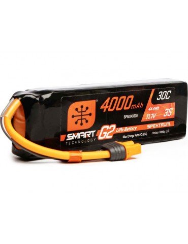 Spektrum Smart G2 LiPo 11.1V 4000mAh 30C IC3