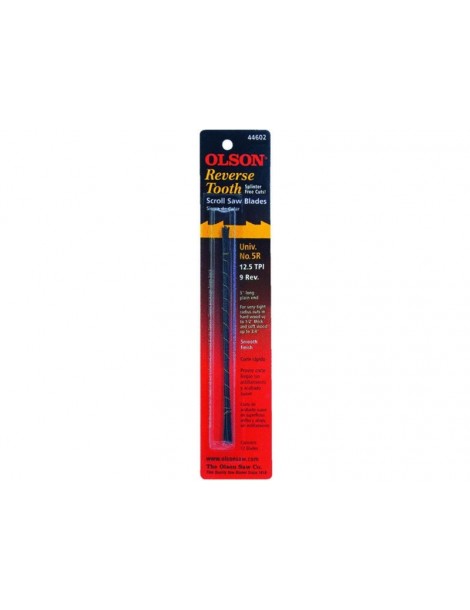 Olson Scroll Saw Blade Tooth Skip (Assort 36pcs)