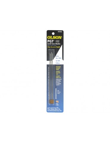 Olson Scroll Saw Blade PGT Double Tooth (Assort 18pcs)