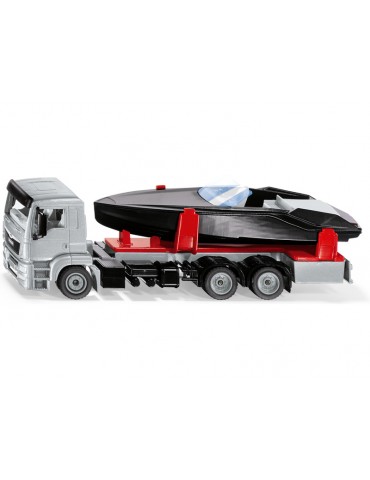 SIKU Super - Truck with motorboat