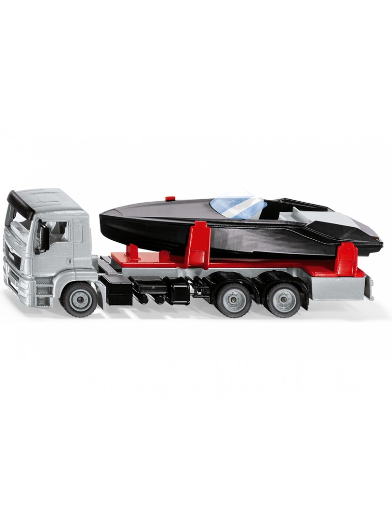 SIKU Super - Truck with motorboat