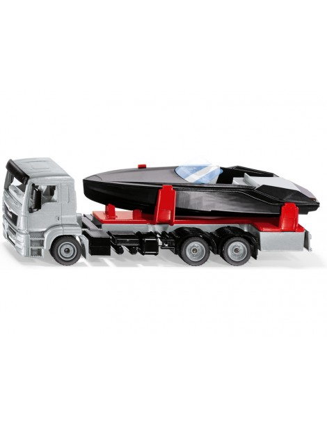 SIKU Super - Truck with motorboat