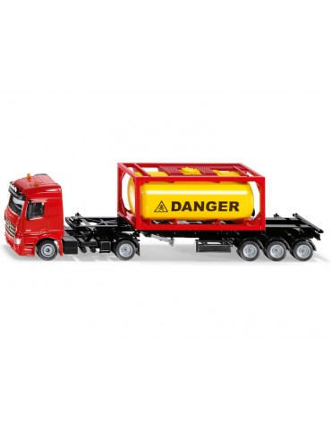 SIKU Super - Mercedes Benz LKW with tank container