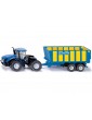 SIKU Farmer - New Holland with Silage Trailer 1:50