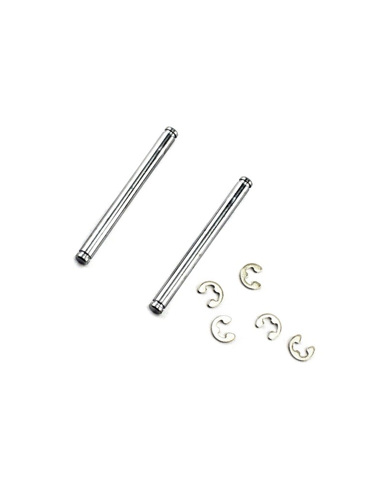 Traxxas Suspension pins, 2.5x31.5mm (king pins) w/ E-clips (2) (strengthens caster blocks)