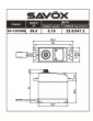 Savox SC-1201MG Digital servo (25kg-0,16s/60°)