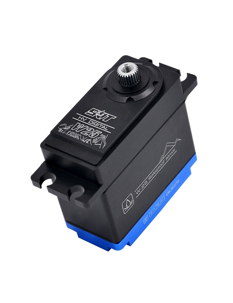 W25 HiVOLT DC WATERPROOF Digital servo (25 kg-0,14s/60 )