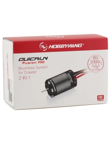 QuicRun Fusion PRO - 2300kV integrated 60/200A ESC (Crawler combo)