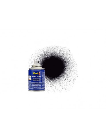 Revell acrylic spray 8 black mat 100ml