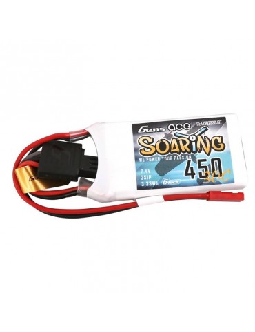 Akumuliatorius Gens ace G-Tech Soaring 450mAh 7,4V 30C 2S1P JST-SYP