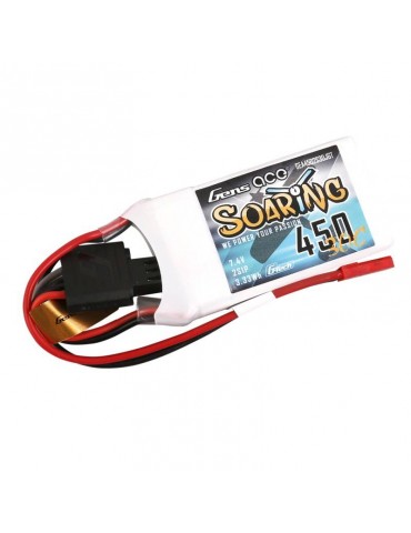 Akumuliatorius Gens ace G-Tech Soaring 450mAh 7,4V 30C 2S1P JST-SYP