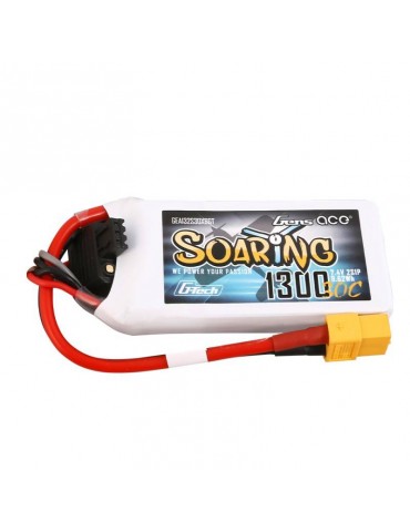 Akumuliatorius Gens Ace G-Tech Soaring 1300mAh 7.4V 30C 2S1P XT60