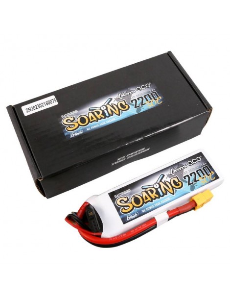 Akumuliatorius Gens Ace G-Tech Soaring 2200mAh 7.4V 30C 2S1P XT60