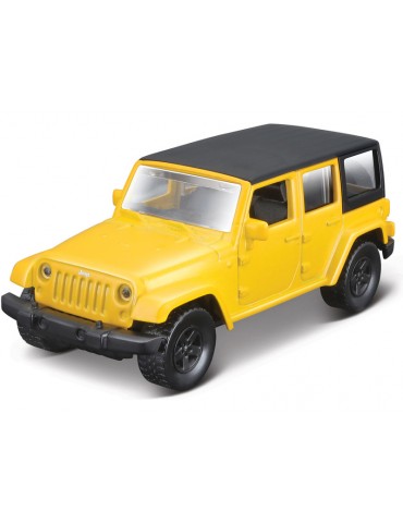 Maisto Jeep Wrangler Unlimited 2015 1:41 yellow