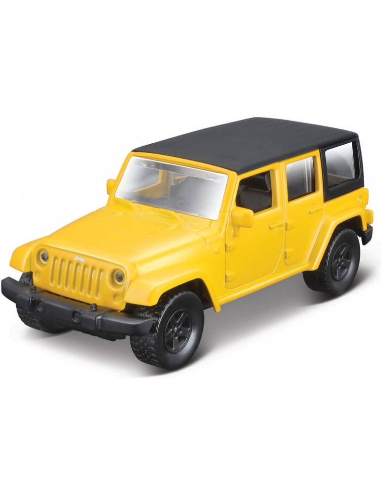 Maisto Jeep Wrangler Unlimited 2015 1:41 yellow
