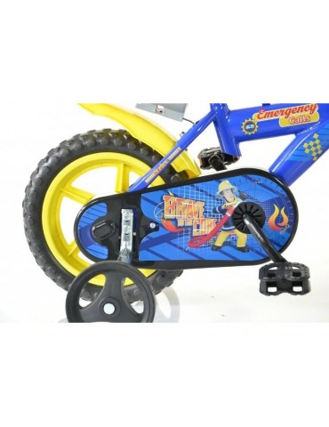 DINO Bikes - Children's bike 12" Požárn k Sam