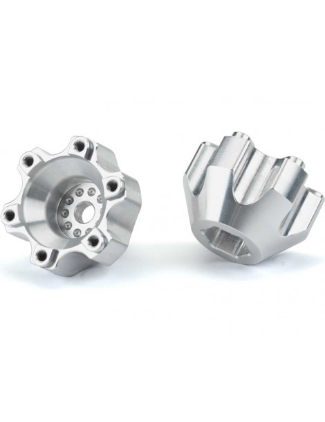 Pro-Line Hex Adapters Aluminum 6x30mm to H12 (2) (Wide)
