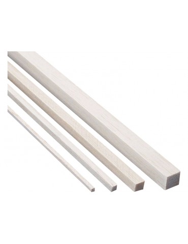 Balsa strip 4x4x1000 mm (5)