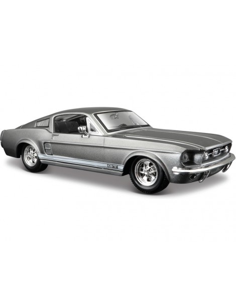 Maisto Ford Mustang GT 1967 1:24 metallic grey