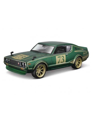 Maisto Nissan Skyline 2000GT-R (KPGC 110) 1973 Tokyo Mods 1:24 green