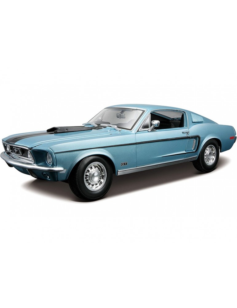 Maisto Ford Mustang GT Cobra Jet FB 1968 1:18 metallic blue