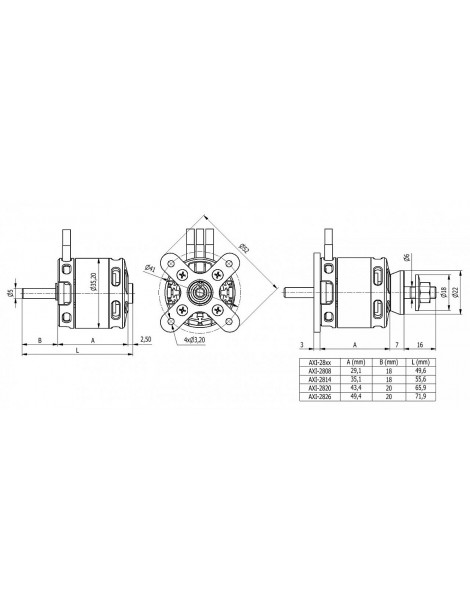 AXI 2820/8 V2 Brushless Motor