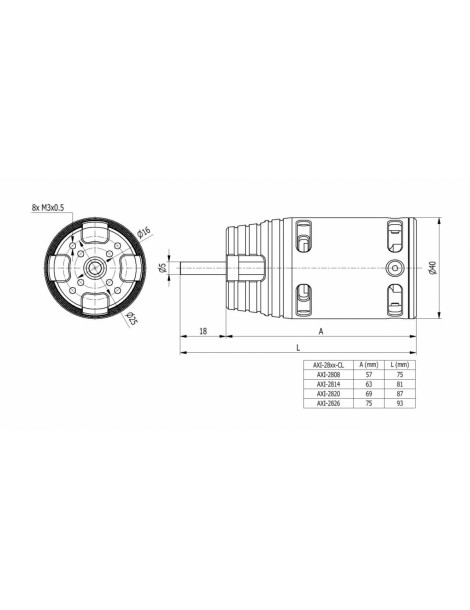 AXI 2826/12 Cyclone KV760