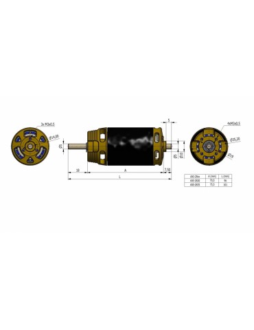 AXI 2830/12 V2 LONG Brushless